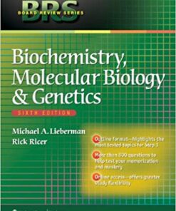 BRS Biochemistry, Molecular Biology, and Genetics eBook