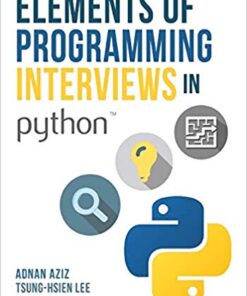 Elements of Programming Interviews in Python: The Insiders’ Guide eBook
