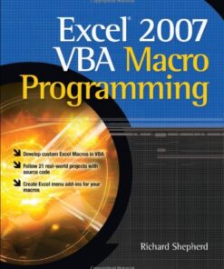 Excel 2007 VBA Macro Programming eBook