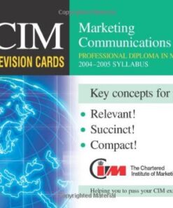CIM Revision Cards: Marketing Communications 04 05 (Cim Revision Cards) eBook