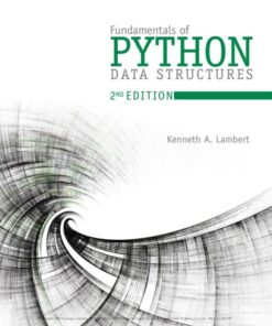 Fundamentals Of Python: Data Structures eBook