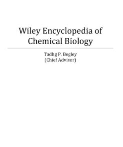 Wiley Encyclopedia of Chemical Biology [4 vols] eBook