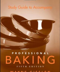 Study Guide to Accompany Professional Baking eBook