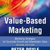 Value-based Marketing: Marketing Strategies for Corporate Growth and Shareholder Value eBook