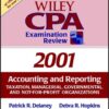 Wiley Cpa Examination Review, 2001: Accounting and Reporting : Taxation, Managerial, Governmental, and Not-For-Profit Organizations (Wiley Cpa Examiantion Review. Accounting and Reporting) eBook