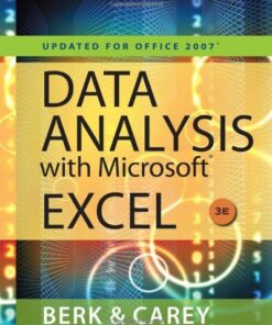 Data analysis with Microsoft Excel (updated for Office 2007) eBook
