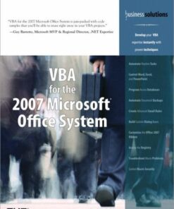 VBA for the 2007 Microsoft Office System eBook