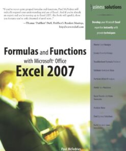 Formulas and Functions with Microsoft Office Excel 2007 eBook