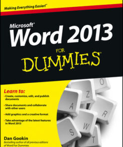 Word 2013 for dummies eBook