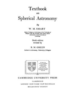 Textbook on Spherical Astronomy eBook