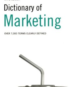Dictionary of Marketing eBook