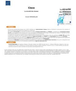 CISCO : la sécurité des réseaux eBook