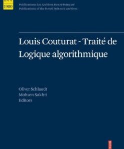 Louis Couturat -Traité de Logique algorithmique eBook