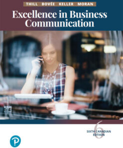 Excellence in Business Communication (Canadian Edition) 6th Edition – PDF ebook