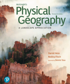 McKnight’s Physical Geography: A Landscape Appreciation 13th Edition – PDF ebook