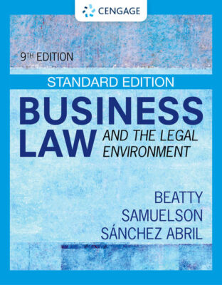 Business Law and the Legal Environment, Standard Edition 9th Edition – PDF ebook