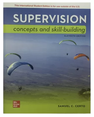 Supervision: Concepts and Skill-Building 11th Edition (EPUB ebook)