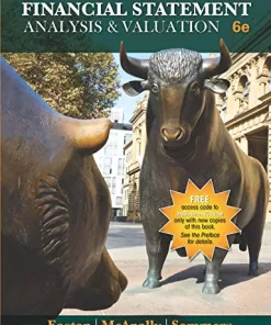 Financial Statement Analysis & Valuation, 6e by Peter D. Easton (PDF ebook)